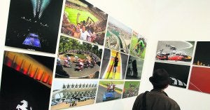 Algunas de las fotografías de la exposición reinaugurada ayer. ::                             JESÚS SIGNES