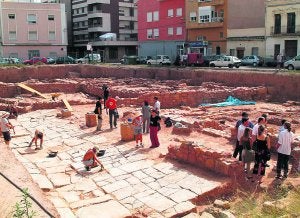 Sagunto busca más calzada romana junto al museo