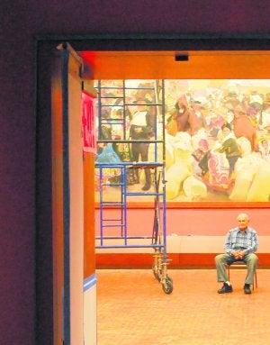 SOROLLA HACE REFORMAS EN SU CASA DE NUEVA YORK