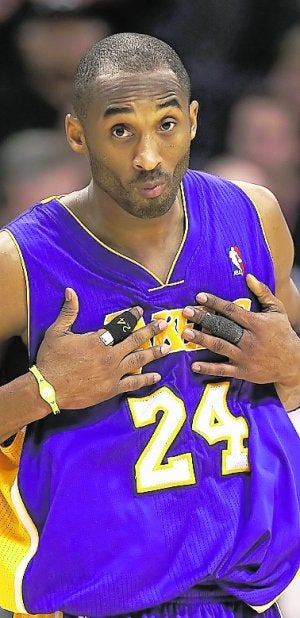 Kobe Bryant, anoche. ::
EFE