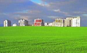 Zabalgana, desde el camino de Zuazo de Vitoria. ::                             R. C.