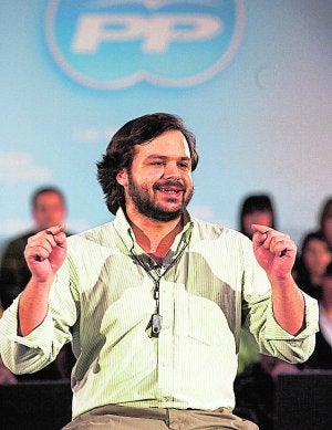 Ignacio Uriarte durante la campaña de 2008. ::
PAU BELLIDO