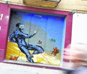 El arte baja la persiana