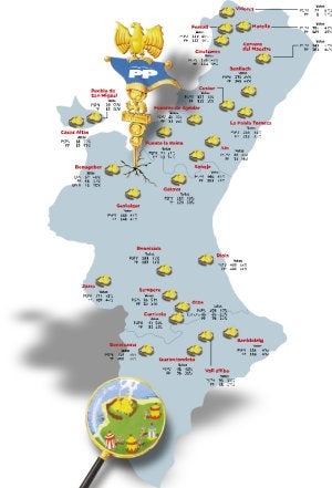 El PSOE sólo consigue la victoria en 27 de las 542 localidades valencianas