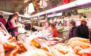 La crisis modera el repunte en el precio de los alimentos en Castellón a sólo 15 días de Navidad