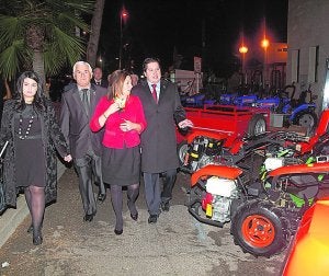 Inauguración de Agroguadassuar ayer por la tarde. ::
JUAN PENADÉS