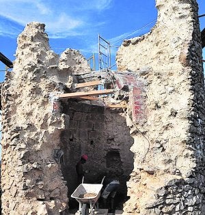 Aspecto que presenta el molino número 6, que se encuentra en fase de rehabilitación. ::
LP