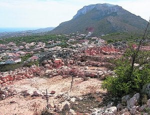 Poblado. Restos de Benimaquia en el Montgó y junto a Denia. ::
JOSÉ IGLESIAS
