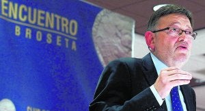 Puig pide crear «el problema valenciano» para sacar a la Comunitat de la invisibilidad