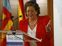 La alcaldesa de Valencia, Rita Barberá.