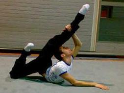 Rubén Orihuela, gimnasta.