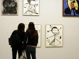 Exposición de Joan Miró en el Centre Cultural Bancaja de Valencia. Foto: Jesús Signes
