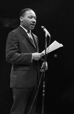Martin Luther King, el 29 de marzo de 1966.