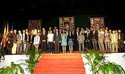 Foto de familia de la XII Gala del Deporte que tuvo lugar, anoche, en el Gran Casino del Grau de Castellón.