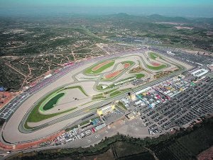 Vista aérea del circuito Ricardo Tormo de Cheste. /LP