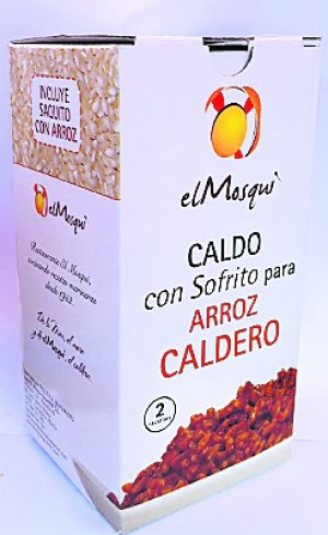 Caldo con sofrito para arroz caldero EL MOSQUI