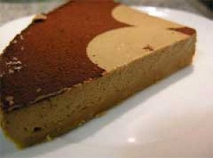 Tarta de mousse de moka