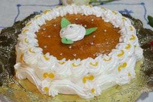 Tarta de hojaldre y limón