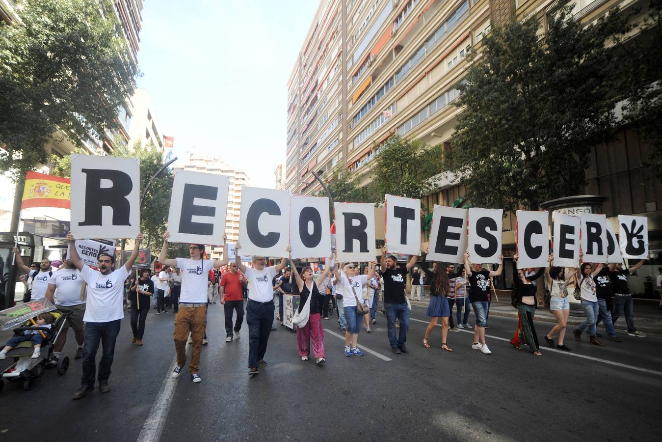 Miles de personas reivindican en Murcia «empleo de calidad»