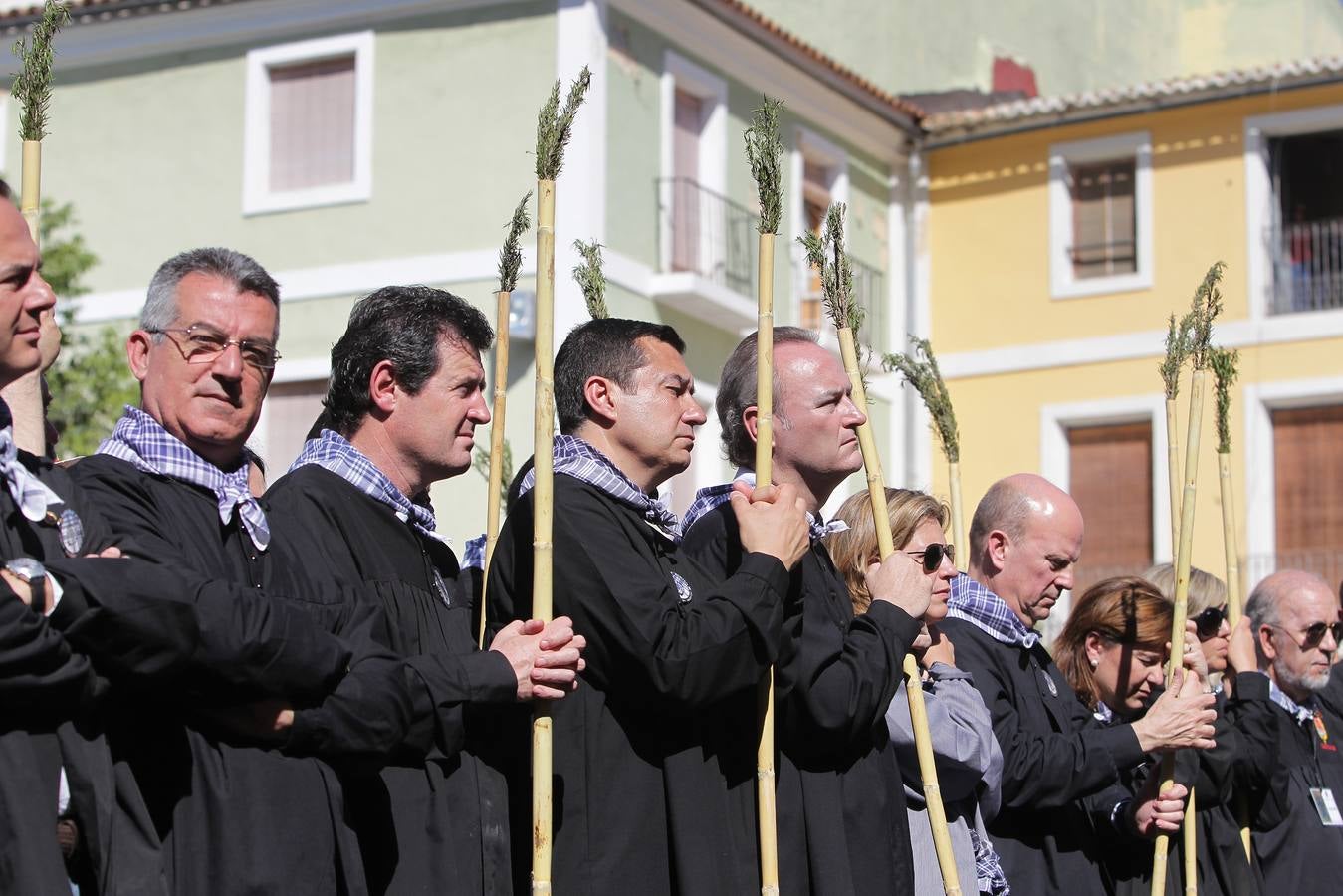 Las autoridades también peregrinan