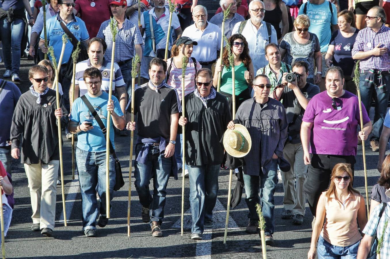 Las autoridades también peregrinan