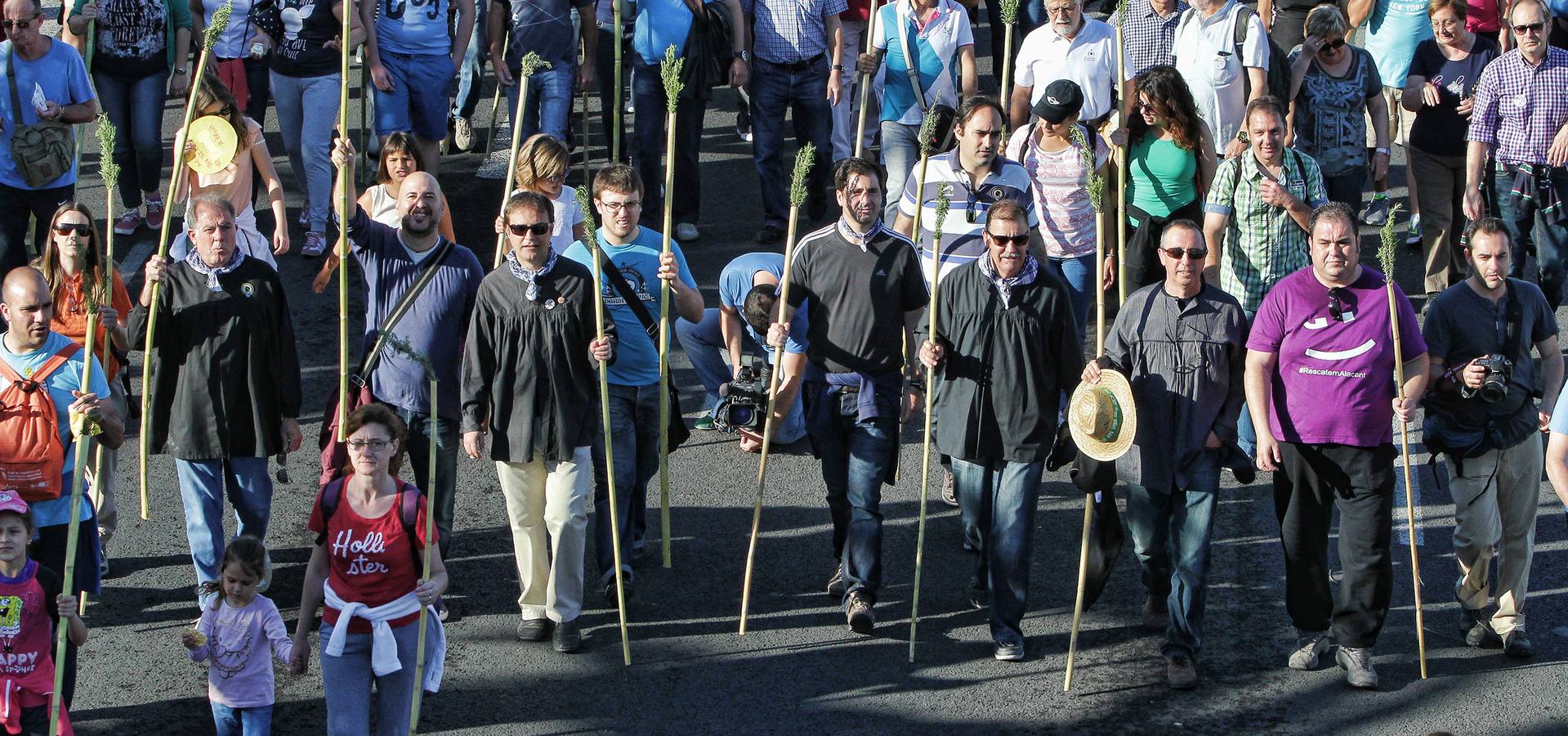 Las autoridades también peregrinan