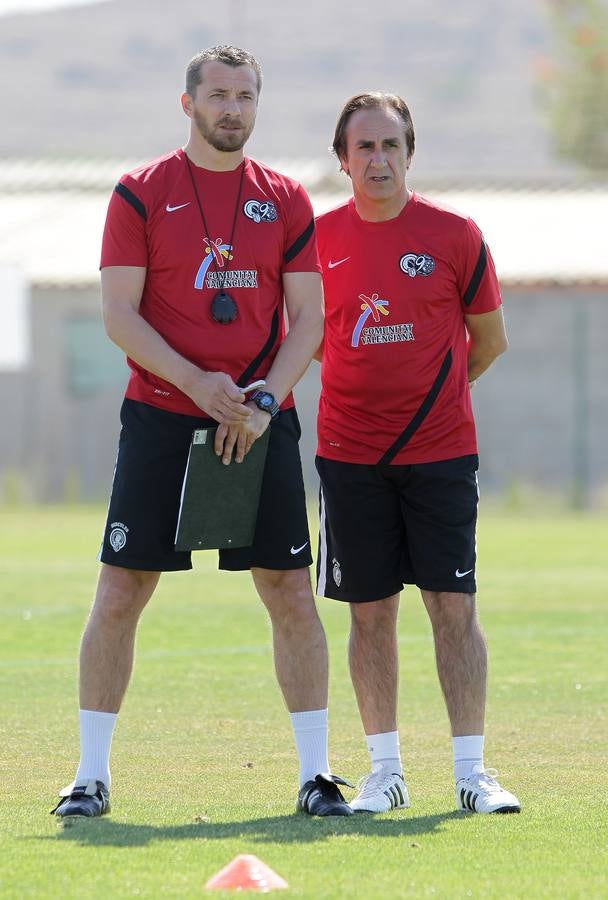 Primer entrenamiento de Jokanovic