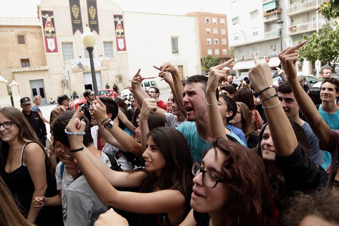 Una protesta estudiantil acaba con incidentes al final del recorrido