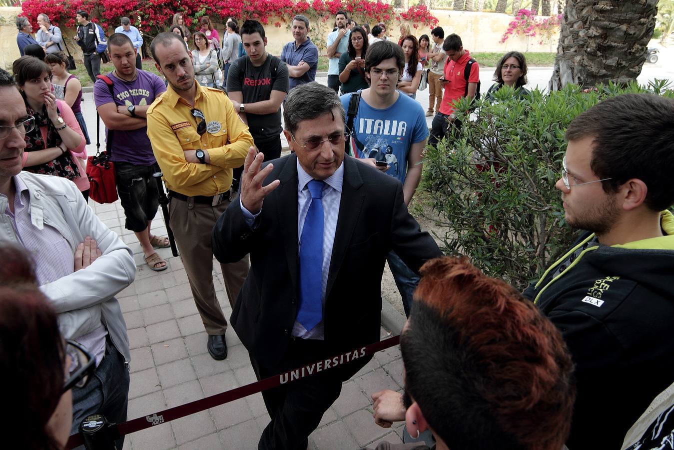 Una protesta estudiantil acaba con incidentes al final del recorrido