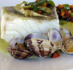 BACALAO CON VERDURAS