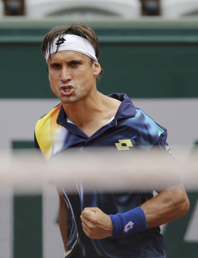 David Ferrer vence a Anderson y accede a cuartos de final en Roland Garros