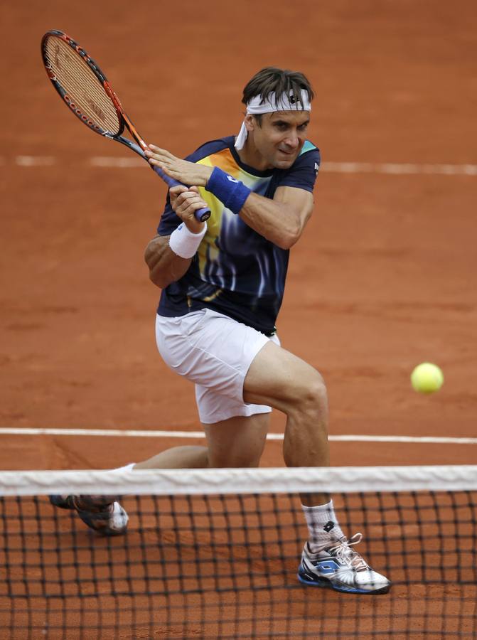 David Ferrer vence a Anderson y accede a cuartos de final en Roland Garros