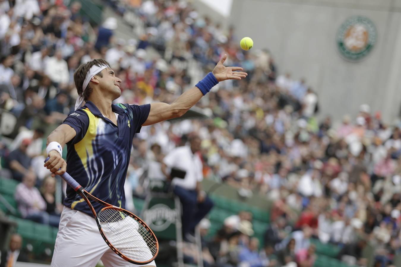 David Ferrer vence a Anderson y accede a cuartos de final en Roland Garros