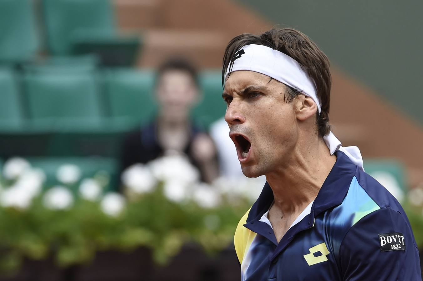 David Ferrer vence a Anderson y accede a cuartos de final en Roland Garros