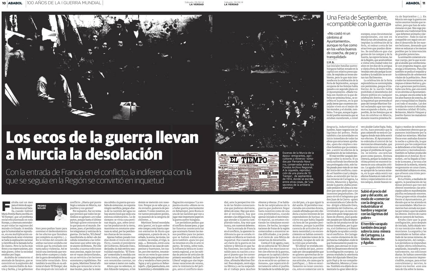 100 años de la I Guerra Mundial