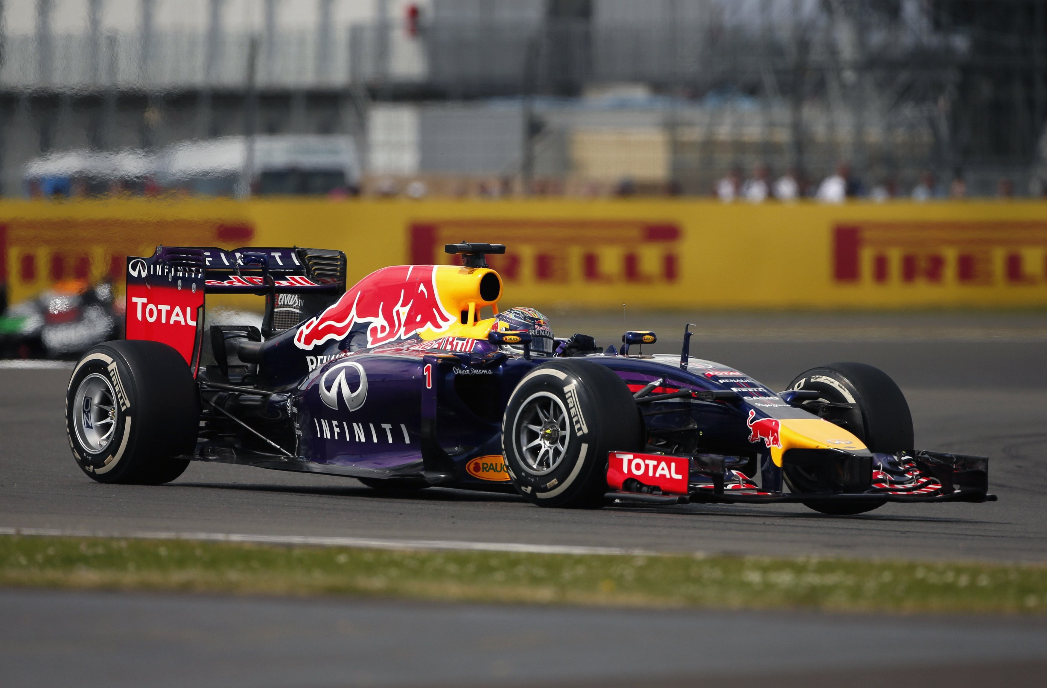 Sebastian Vettel, durante la carrera.