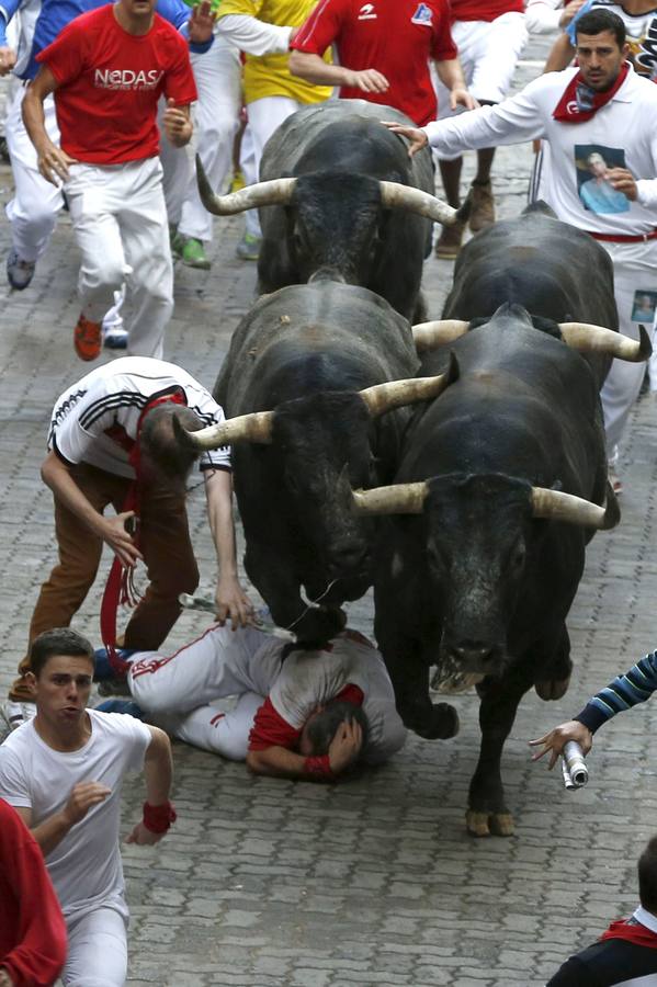 Peligroso y largo último encierro de Sanfermines