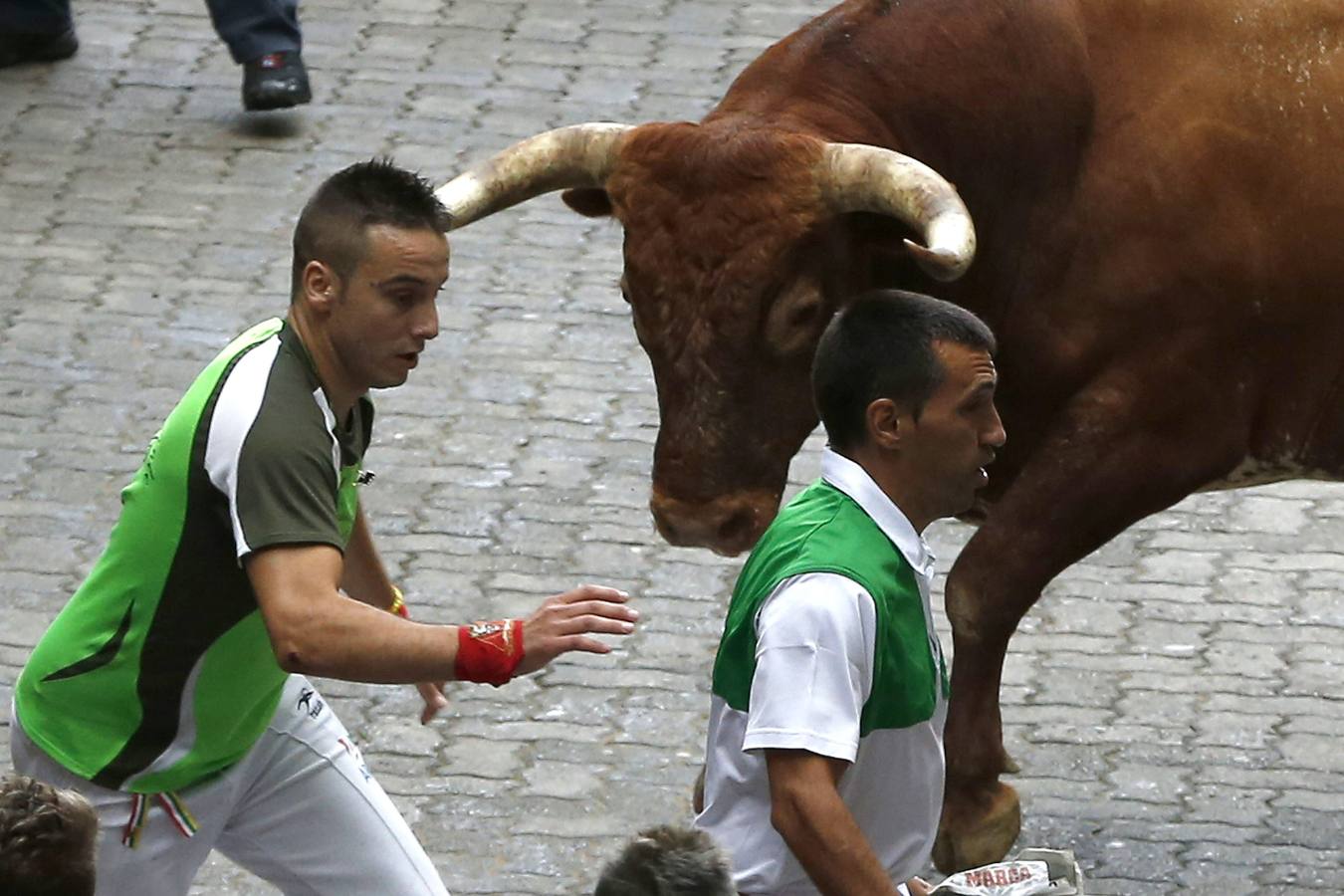 Peligroso y largo último encierro de Sanfermines