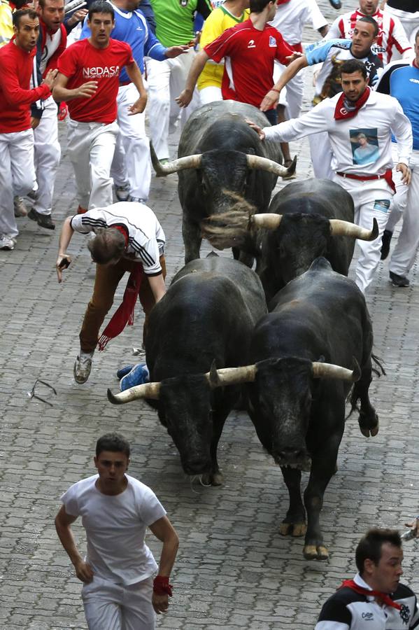 Peligroso y largo último encierro de Sanfermines