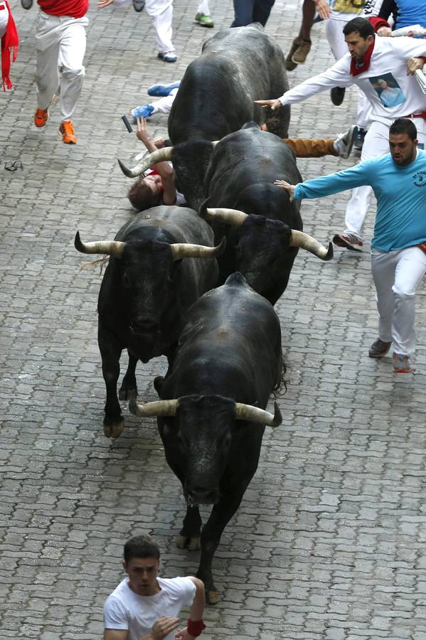 Peligroso y largo último encierro de Sanfermines