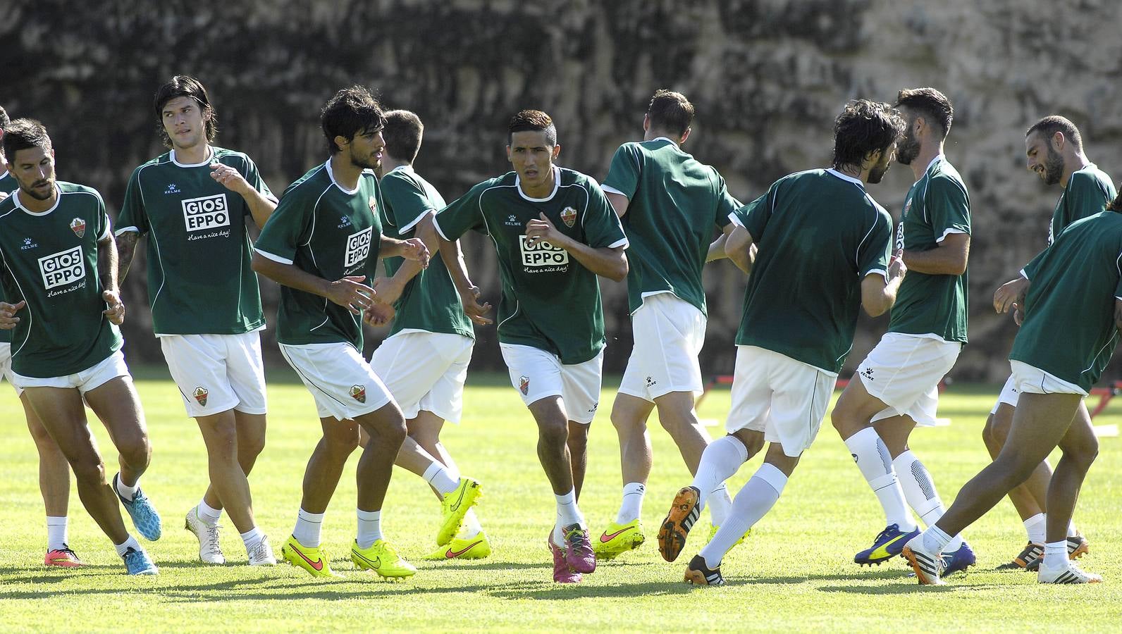 Entrenamiento franjiverde en Campoamor