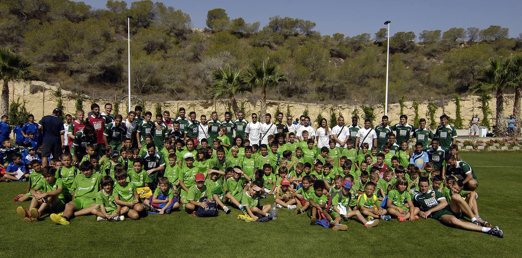 Entrenamiento franjiverde en Campoamor