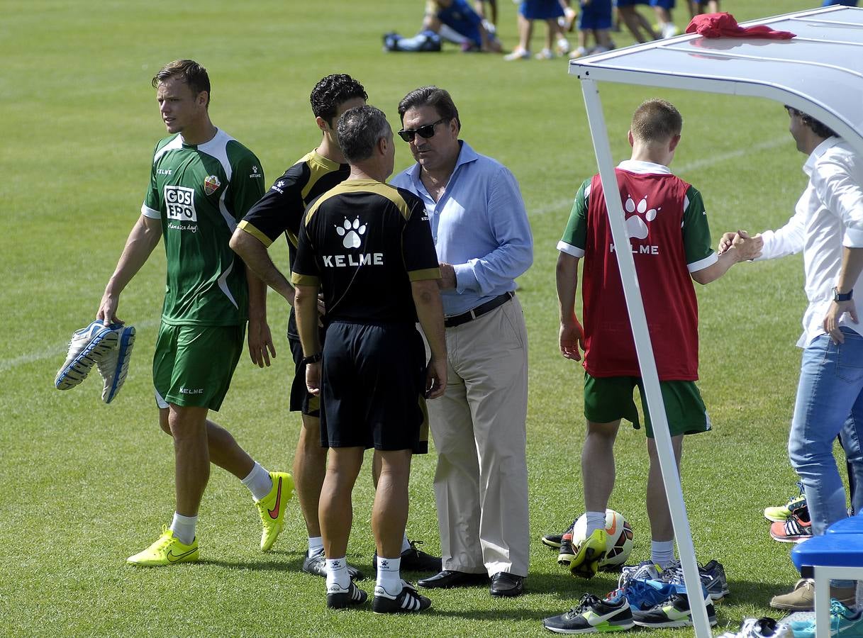 Entrenamiento franjiverde en Campoamor