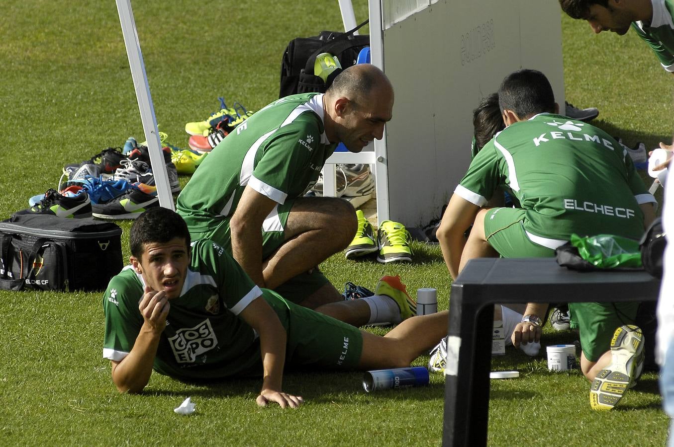 Entrenamiento franjiverde en Campoamor