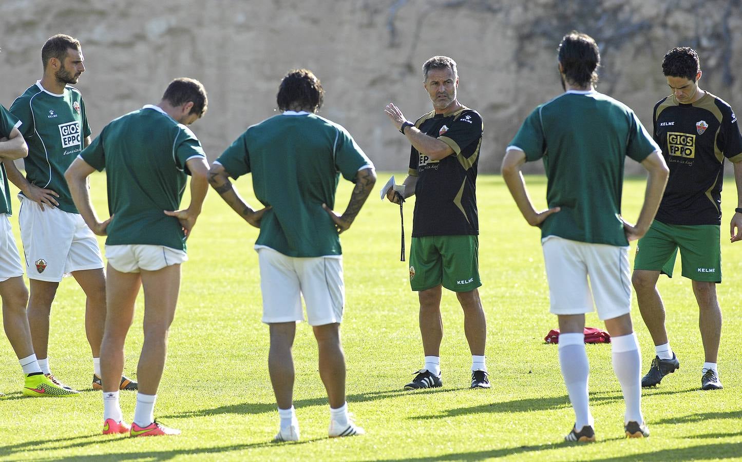 Entrenamiento franjiverde en Campoamor