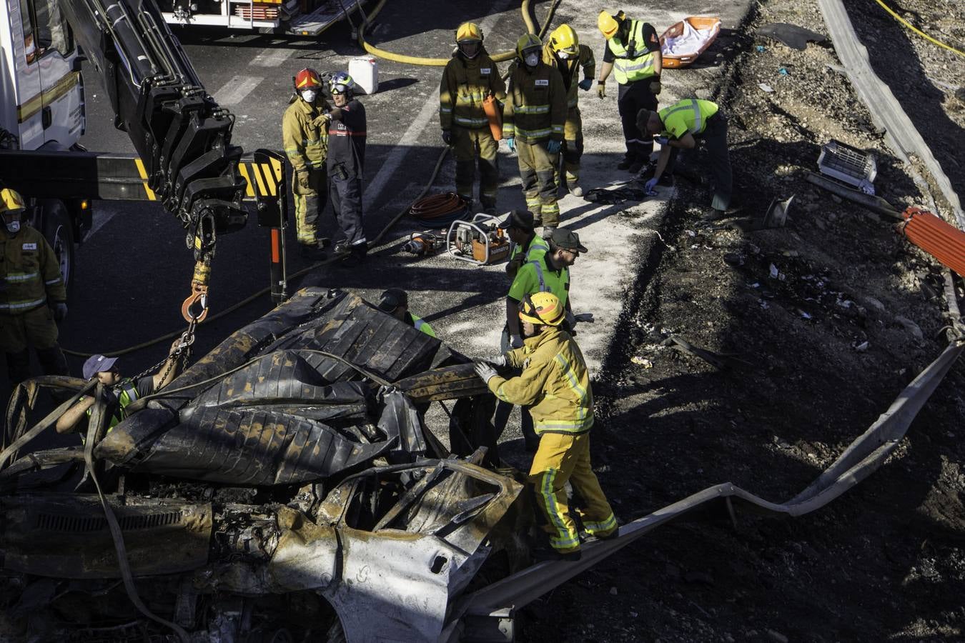 Trágico accidente en la A-7