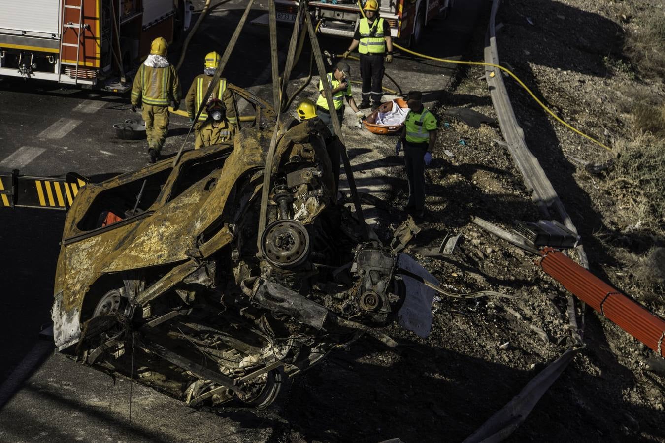 Trágico accidente en la A-7