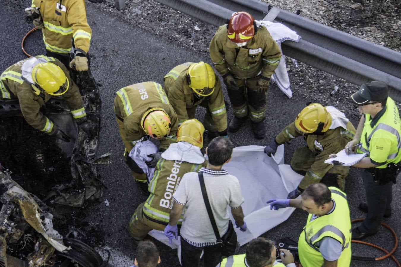 Trágico accidente en la A-7