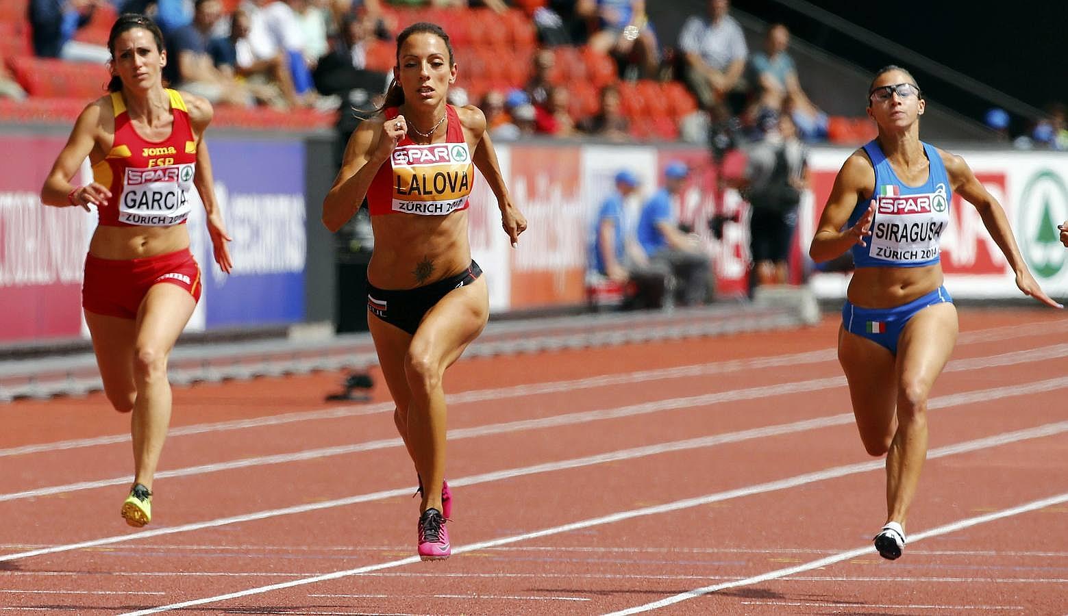 Estela García termina octava en la prueba femenina de 100 metros