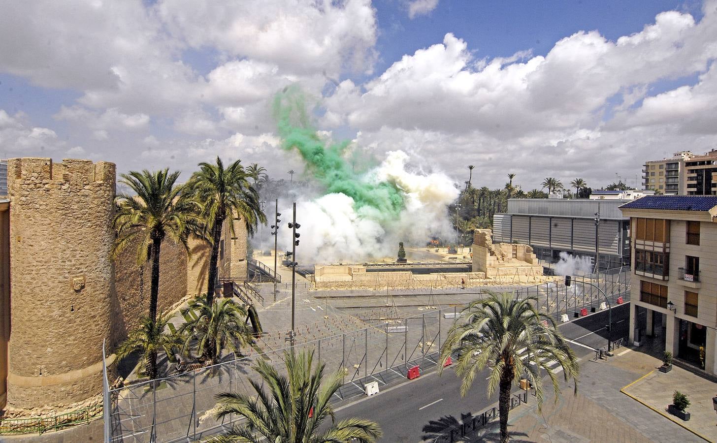 Última mascletá de las Fiestas de Elche